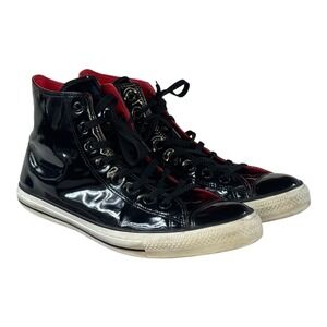 Converse Sneakers Mens 11.5 Chuck Taylor All Star Hi Top Patent Leather Shoes